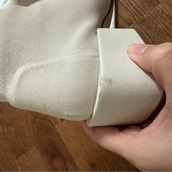 Stuart Weitzman Nappa Off White Leather Boots - Picture 11 of 11